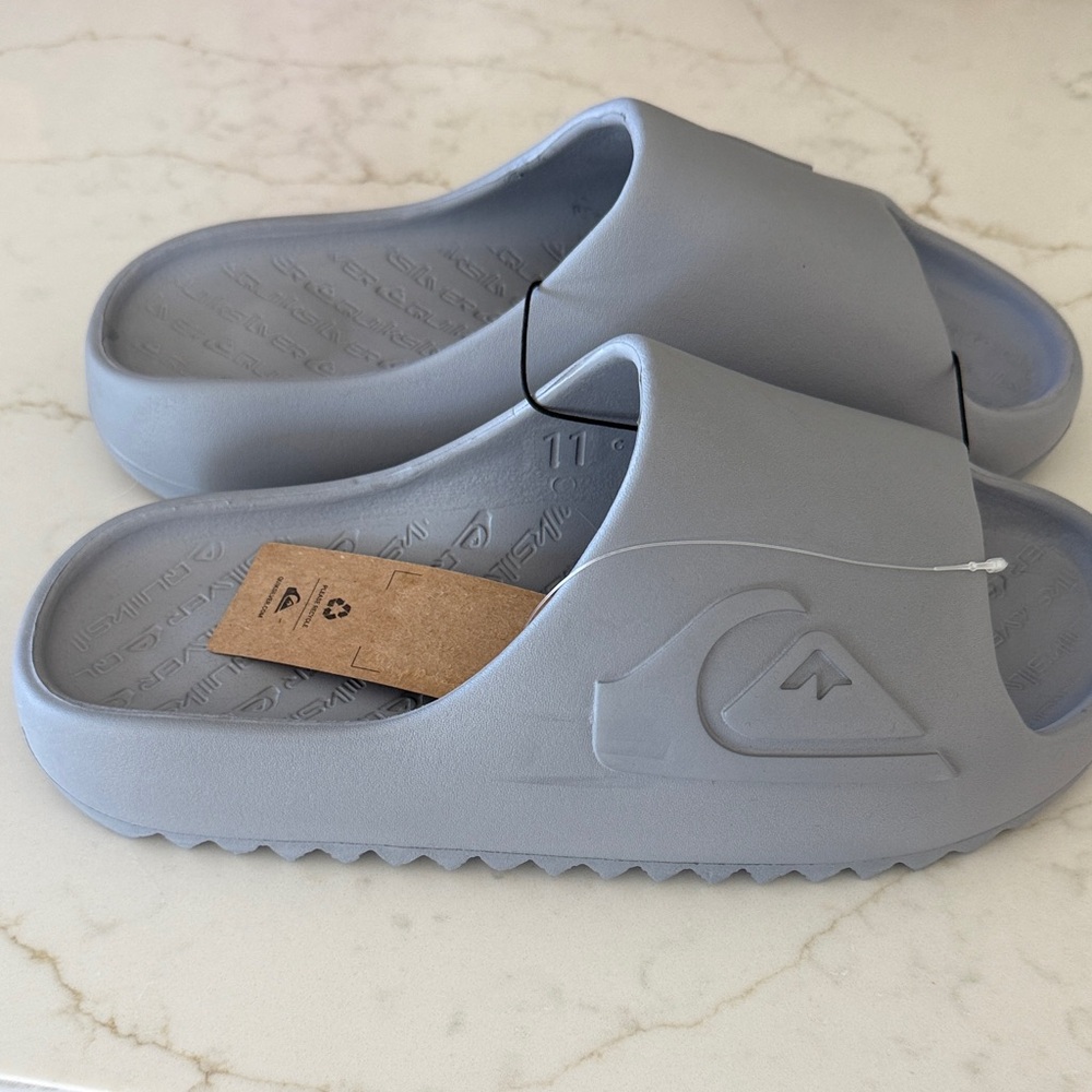 Quiksilver Men's Cloudbreak Gray  Slides
